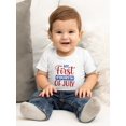 thumbnail image 2 of My First Fourth Of July T-Shirt Infant -Image by Shutterstock,  6 Months, 2 of 4