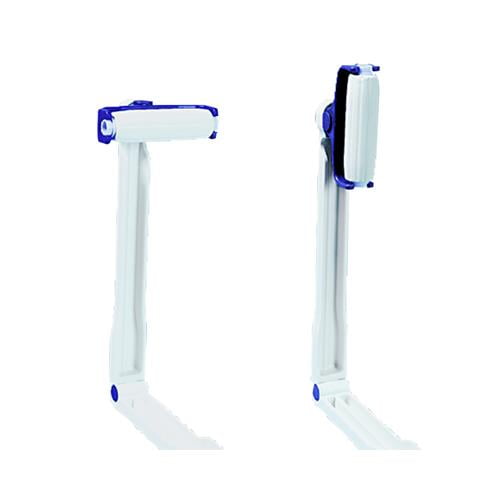 Folding handle rollon lotion applicator