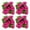 B, variant on fsxdhpcsgfc Pack Of 4 Geraniums Bundles Full Silk Flower Geranium Bush Red Color For Home Garden Wedding Indoor Outdoor (Pack Of 4) Pretty Garland Rose Scented Spray for Flowers Cabbage Rose Planter