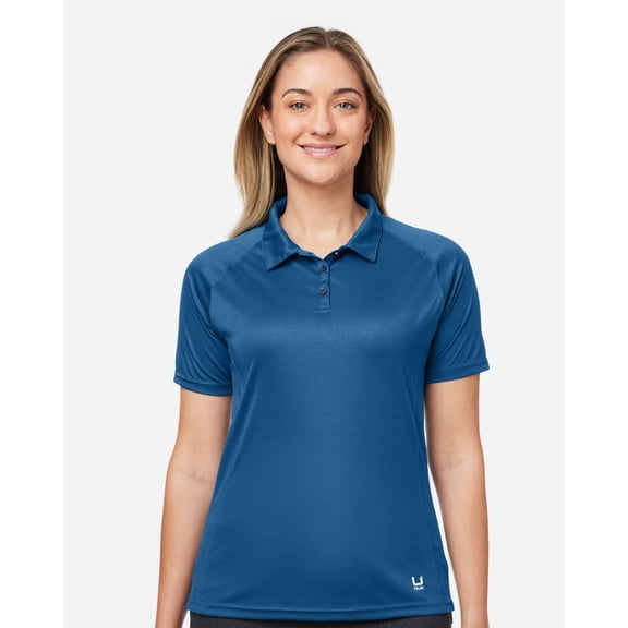 HUK H612L03 Women's Lopro Solid Performance Polo-SET SAIL-2XL
