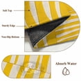thumbnail image 6 of 2x3 Ft Entryway Area Rug, Yellow Geometric Kitchen Rug Runner Washable Floor Mat, Modern Abstract Minimalist Stripe Non Slip Indoor Door Mat Throw Carpet for Bathroom Living Room Bedroom, 6 of 8