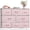 Pink, variant on Dresser with 8 Drawers - Chest Organizer Unit with Steel Frame Wood Top & Handle, Fabric Bins for Clothes - Wide Furniture for Bedroom Hallway Kids Room Nursery & Closet