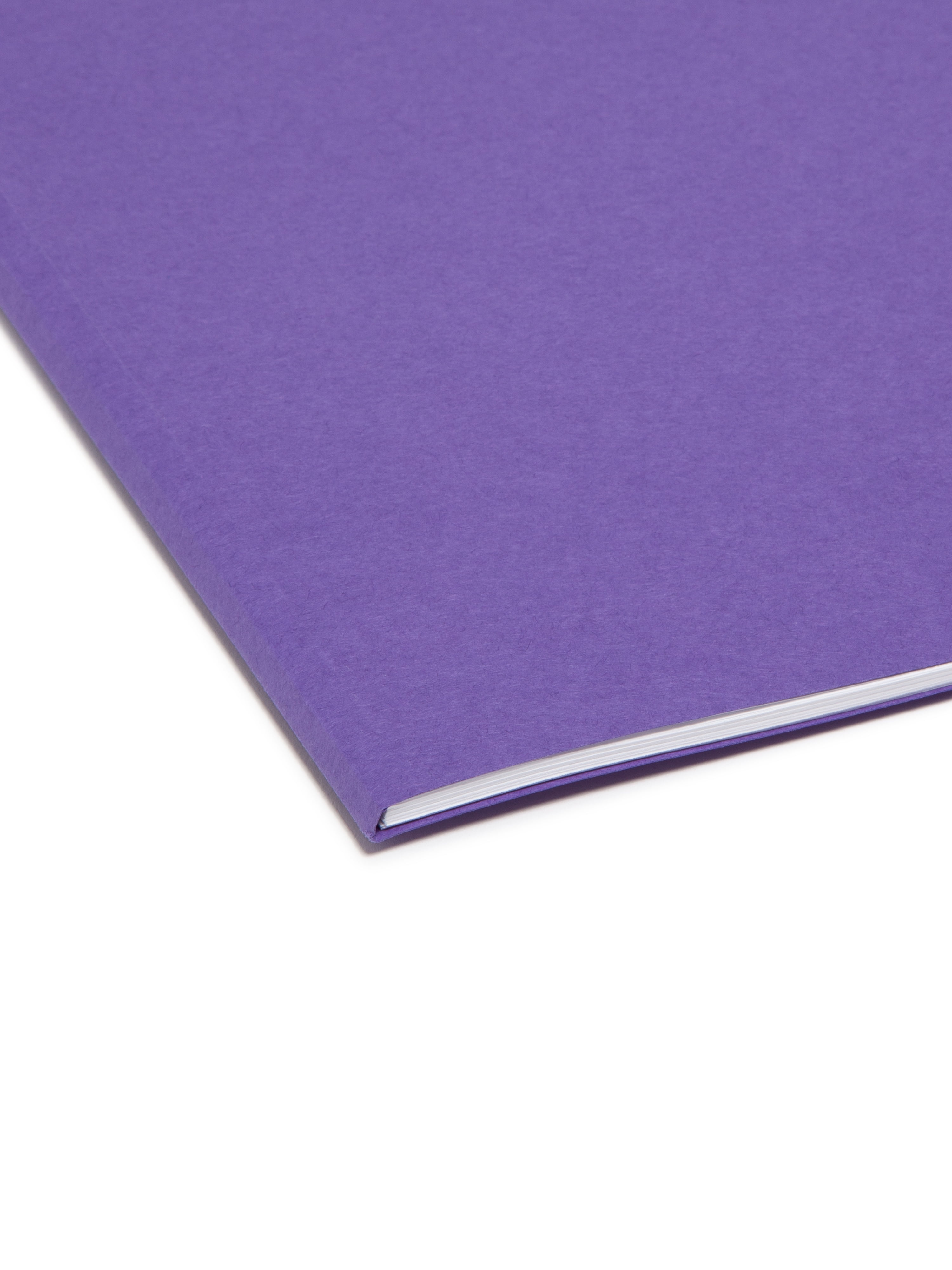 Smead File Folder, 1/3-Cut Tab, Letter Size, Purpl
