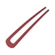 thumbnail image 4 of Guardurnaity Pinza para el pelo en forma de U, horquilla hecha a mano para mujer, coleta ligera, accesorios para la cabeza, para niñas, vino tinto Vino rojo 10Conjunto, 4 of 6