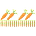 thumbnail image 3 of Raindrops 40 Pcs Easter Glitter Carrot Glitter Carrot Decoration Easter Carrot Ornament for Easter Party, 3 of 8