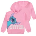 thumbnail image 3 of Disney's Lilo & Stitch Girls Pullover Hoodie - Little and Big Girls Sizes 4-16 Hot Pink, 3 of 6