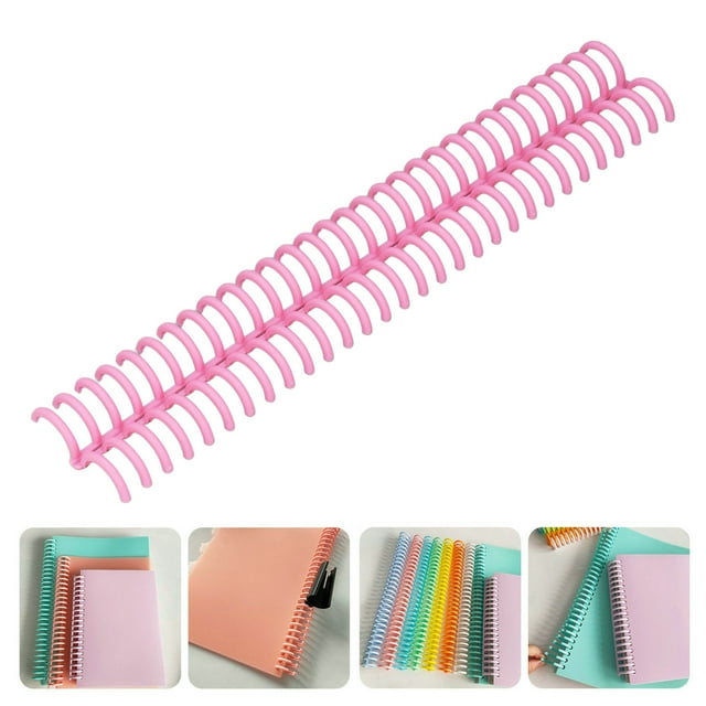 10 Pcs 30 Ring Plastic Binding Combs, 19mm Diameter, 150 Sheet Capacity Plastic Comb Binding Spine for A4 B5 A5 Paper Notebook Calendar Picture Album