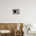 thumbnail image 2 of Stupell Cool People Raise Chickens Sign Animals & Insects Painting Black Framed Art Print Wall Art, 2 of 7