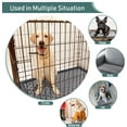 thumbnail image 5 of Gray Dog Crate Pad 48x30 inch Memory Foam Large Dog Kennel Bed Soft Flannel Washable Anti Slip Puppy Sleeping Mat,Grey, 5 of 5