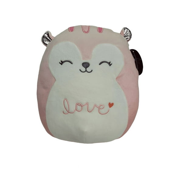 Squishmallows Lane the Squirrel with Love on Her Belly 11" 2023 Valentine's Collection Stuffed Plush