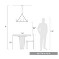 thumbnail image 2 of Golden Lighting Chatham 6-Light Chandelier in Gunmetal Bronze, 2 of 8
