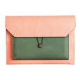 thumbnail image 1 of EGNMCR A4 Paper File Bag Leather File Bag Folder File Bag Thickened Data Buckle Watertight Computer Bag Public Document Bag Leather office sack, 1 of 6