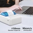 thumbnail image 3 of Graflsoa Compact 58mm Bluetooth Thermal Printer with USB & Built-in Battery, Multi-System Compatible, Durable & Ink-Free Design for Office, Retail, and Warehouse Use., 3 of 7