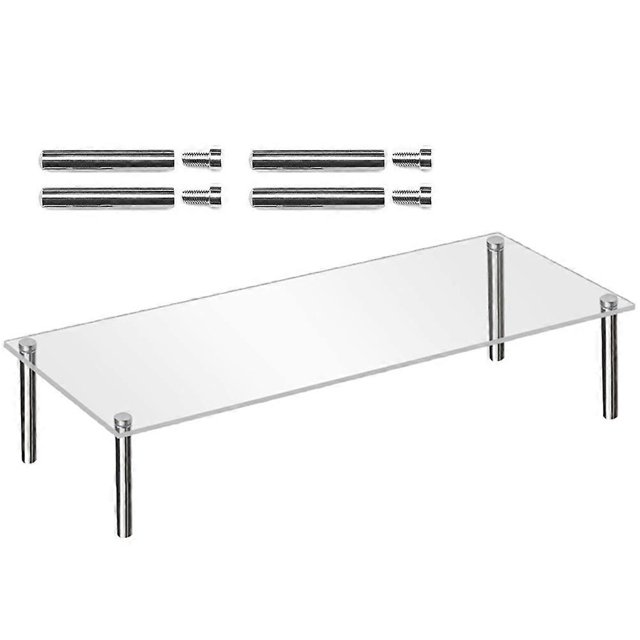1 Set of Desktop Cake Holder Transparent Cake Tray Multi-function Dessert Stand Dessert Accessory