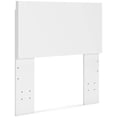 thumbnail image 3 of Signature Design by Ashley Onita Twin Panel Headboard, White Modern Minimalist Design, 3 of 4