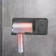 thumbnail image 5 of Soporte de pared para secador de pelo con estante de almacenamiento, organizador sin taladro para baño, colgador de pared para herramientas y accesorios para el cabello, 5 of 8