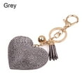 thumbnail image 7 of NUZYZ Romantic Dazzling Rhinestone Love Heart Charm Pendant Fringe Keychain Keyring, 7 of 7