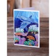 thumbnail image 2 of Dolphin under the sea Greeting Cards and Envelopes Pack of 8, 2 of 2