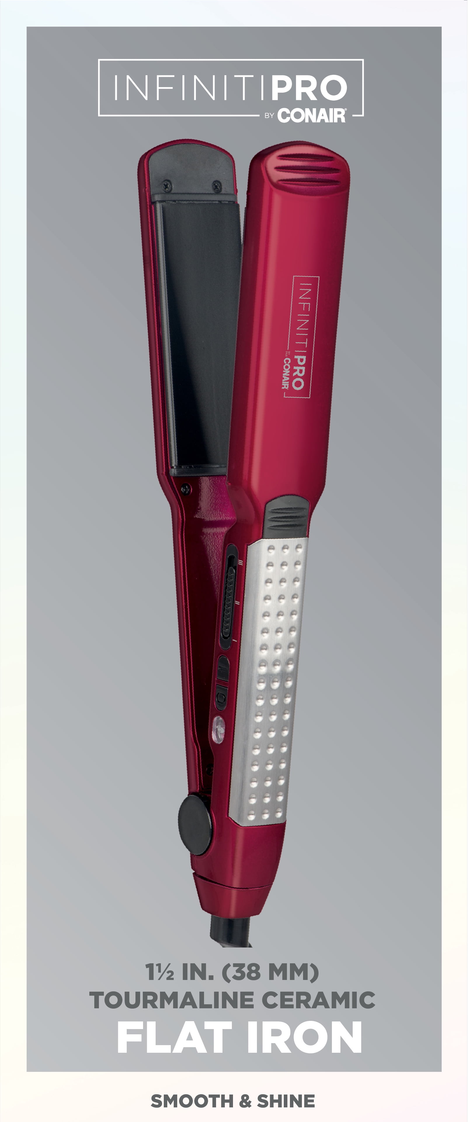 infinitiPRO by Conair 1 1/2" Tourmaline Ceramic Flat Iron