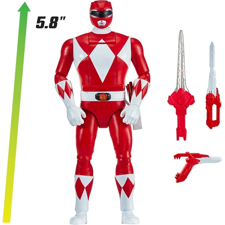 Playmates Toys, Mighty Morphin Power Rangers Auto-Morphin Red