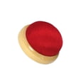 thumbnail image 2 of serony Pin Cushion Needle Insertion Wood Base Sewing Accessories Wine Red, 2 of 6
