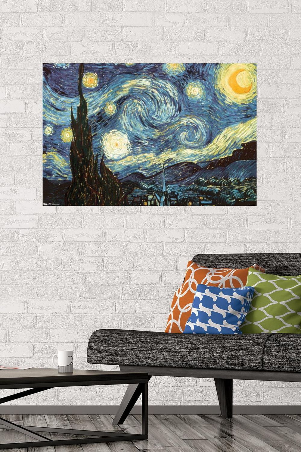The Starry Night by Vincent van Gogh Wall Poster