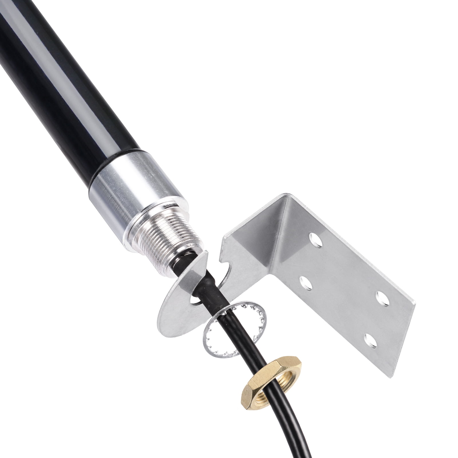 Eightwood Long Range 4G LTE Antenna Cellular Trail Camera Wall Mount Compatible with Spypoint Link Micro Covert Spartan Stealth Tactacam Muddy Wildlife Hunting Game Cam Outdoor Mobile Security Camera