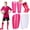 Pink, variant on Amaopus Soccer Shin Guards for Kids Youth, 3-in-1 Toddler Shin Pads Set with Sleeves and Long Soccer Socks for Age 3-5 Boys & Girls, Protective Lightweight Soccer Equipment for Playing Training, Pink