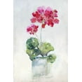 thumbnail image 2 of Swatland, Sally 13x18 White Modern Wood Framed Museum Art Print Titled - Soft Geranium II, 2 of 4