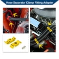 thumbnail image 3 of Unique Bargains Hose Separator Clamp Fitting Adapter/ Pipe Tube Line Separator Clamp Tooling AN4 11mm 4pcs Gold Tone, 3 of 6