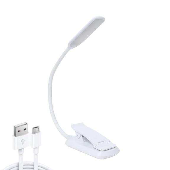 9 LED Rechargeable Book Light for Reading in Bed - Eye Caring with 3 Color Temperatures,Stepless Dimming Brightness,80 Hrs Runtime,Lightweight Clip-On Light for Book Lovers