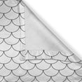 thumbnail image 4 of Ambesonne Geometric Valance Pack of 2, Oriental Waves Sketch, 54"X18", Charcoal Grey White, 4 of 5