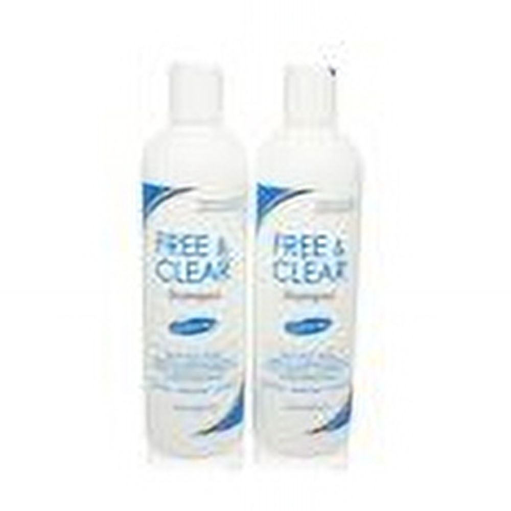 Free & Clear Shampoo Sensitive Skin & Oily Scalp, Unscented, 12 Oz, 2-Pack