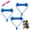 3 Pcs, variant on Dual-Action Interactive Dog Toys, Paw Motion Dental