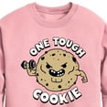 thumbnail image 2 of Instant Message - One Tough Cookie - Strong - Toddler & Youth Crewneck Fleece Sweatshirt, 2 of 5
