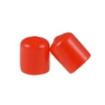 thumbnail image 2 of Uxcell Screw Thread Protectors End Cap Vinyl Red 50pcs 0.59", 2 of 6