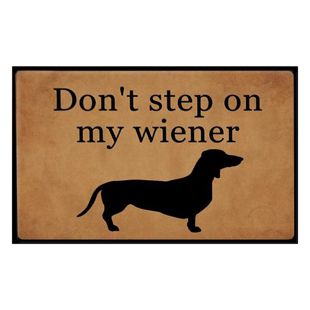Indoor Door Mat Funny Doormat Wipe Your Paws Dog Door Mat Muddy Mats for Dogs Entryway Rug