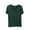 Green, variant on ABATAB Women's Ribbed T-Shirts Cotton Short Sleeve Solid Basic Tees V-Neck Summer Casual Loose Fit Shirts Trendy