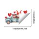 thumbnail image 3 of Uuiauoio Valentine's Day Window Clings, Hearts Valentine Wall Sticker Decal Decoration, Anniversary Wedding Holiday Living Room Home Kitchen Decor, 3 of 8