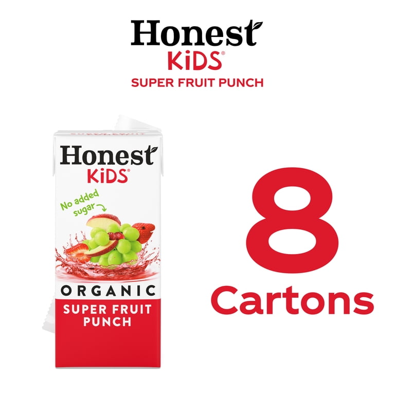 Honest Kids Super Fruit Punch Organic Juice Boxes, 6 fl oz, 40 Pack photo 7