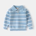 thumbnail image 2 of zbxnLI Kids Baby Boys Collared Sweater Warm Tops for Toddler Boys Long Sleeve Knit Pullover Sweaters, 2 of 9