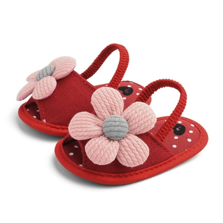 

Children s Leisure Sun Flower Baby Sandals Soft Sole Baby Toddler Shoes Fragarn