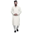 thumbnail image 1 of Atasi mens kurta Cotton Satin ethnic kurta for boys solid wedding Long kurta, 1 of 7