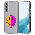 thumbnail image 1 of TalkingCase Thin Slim Case Compatible for Samsung Galaxy S22 5G, Dripping Smiley Face Print, Lightweight, Flexible, Soft, USA, 1 of 7
