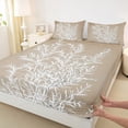 thumbnail image 3 of Homewish Boys Girls Tree Leaves 4pcs Bed Sheets,Botanical Plants King Sheets,Vintage Aesthetic Super Cozy Sheet Set,Super Cozy Room Decor, 3 of 7