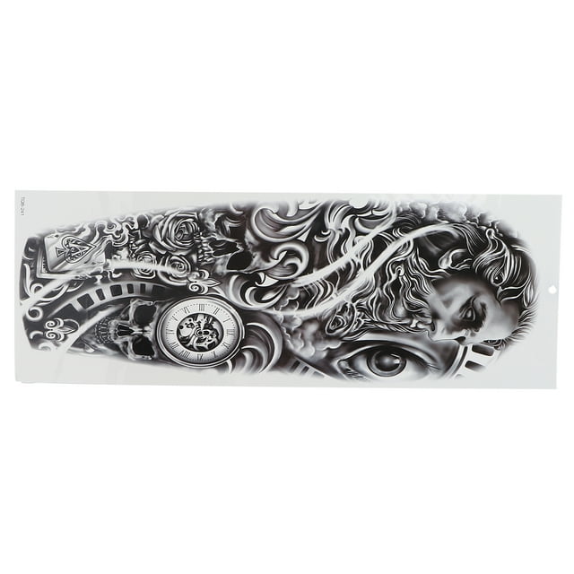 Tatuajes Falsos Impermeables, Tatuajes Temporales Etiqueta Engomada Del Tatuaje De Manga Completa Impermeable Unisex Etiqueta Engomada Del Tatuaje Del Brazo Diseño A Prueba De Futuro
