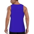 thumbnail image 3 of Xecao Darkblue Men's Tank Top Workout Quick Dry Sleeveless Gym Jogging Muscle Shirts Summer Swim Beach Tops, 3 of 9