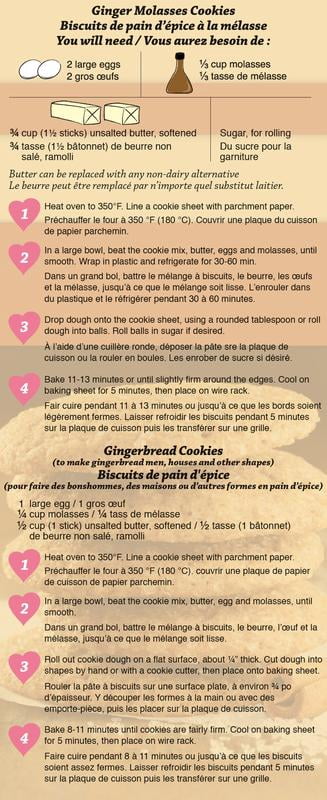XO Baking Co. Gluten Free Gingerbread Gourmet Cookie Mix; Non-GMO, No Preservatives, No Artificial Flavors or Colors, 16.8oz