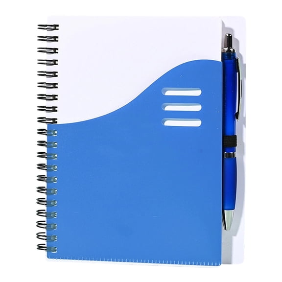 Spiral Notebooks with Pen Set, Small Notebook with Pen, 70 Sheets/140 Pages Lined Small Pocket Notebook and Pen Set Bulk Journals for Business Office, 1 Pcs, 7.08x5.9"
