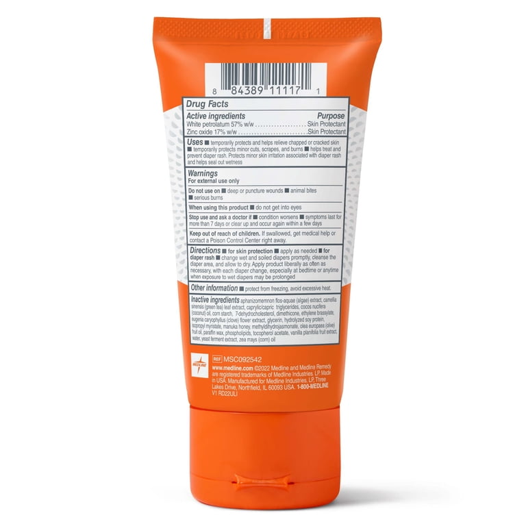 Medline Remedy Phytoplex Z-Guard Skin Protectant Paste, 2 Oz. HSA